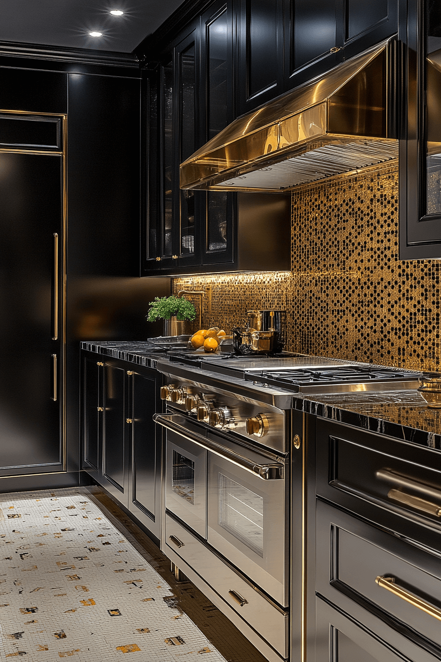 22+ Tiny Apartment Kitchen Decor Inspiration That Sparks Joy 14 Art Deco Glam