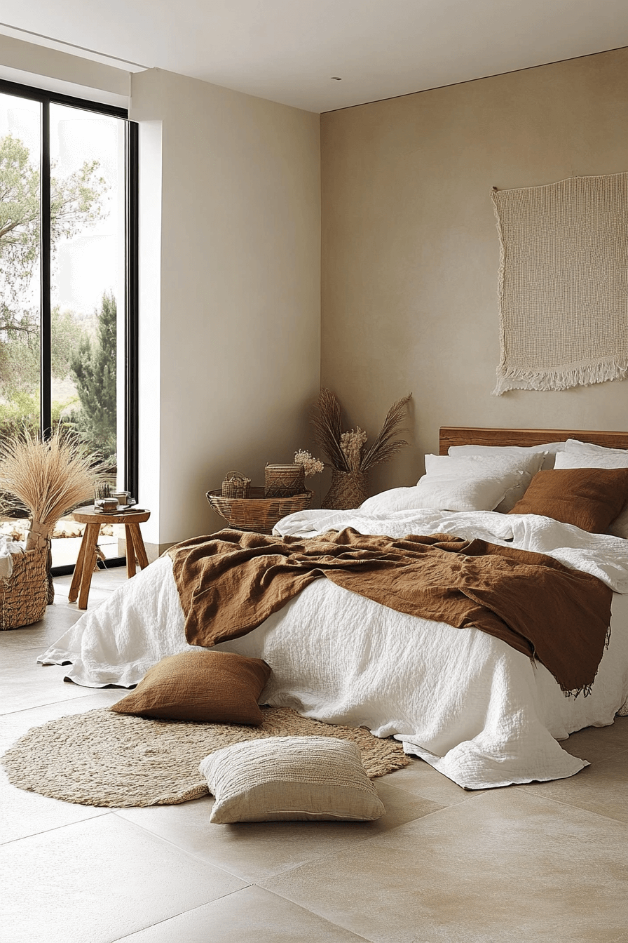 17+ Minimalistic Bedroom Designs for a Peaceful Retreat 14 Balanced Harmony Minimalistic Bedroom