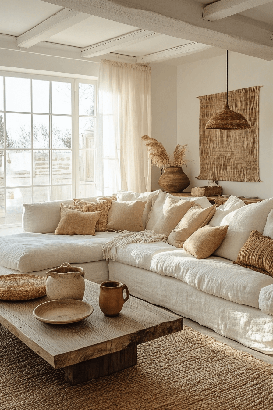 26+ Modern Boho Living Room Inspiration for a Warm and Inviting Vibe 14 Cozy Dunes