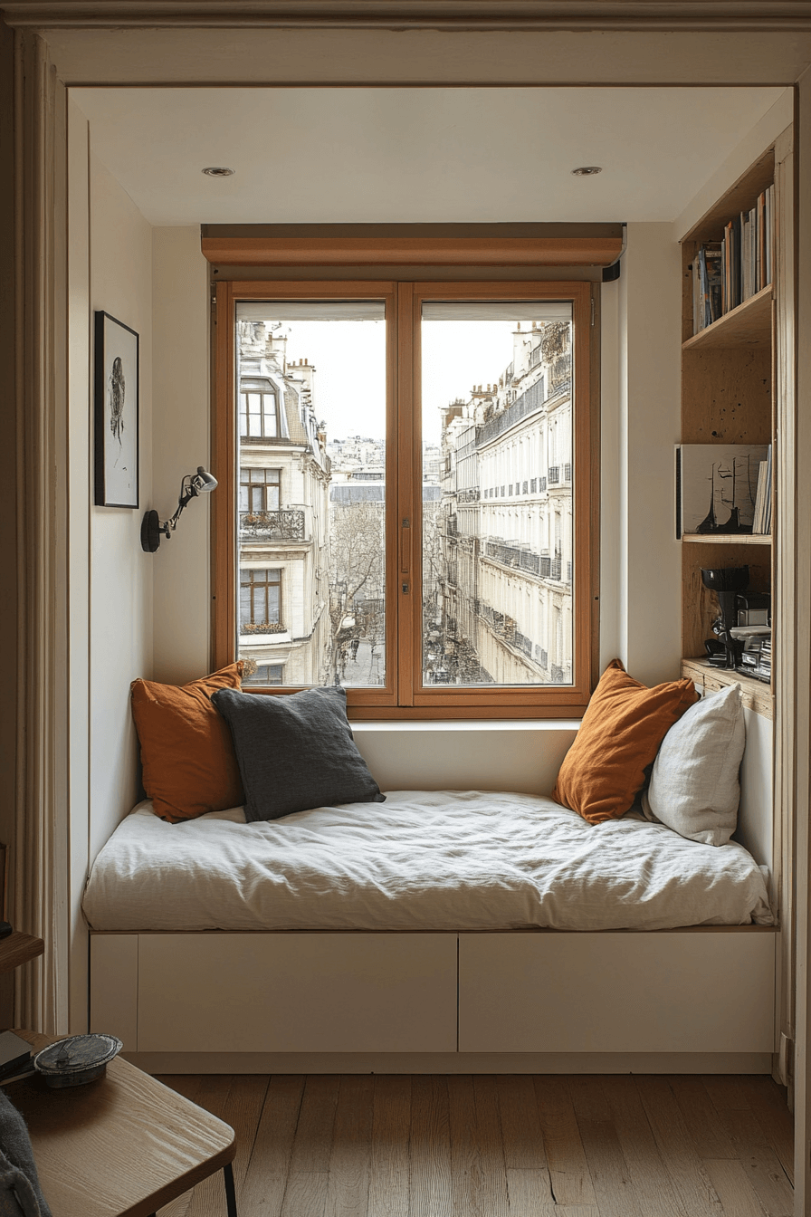 17+ Tiny Bedroom Apartment Ideas That Turn Simplicity Into Beauty 14 Fold Away Furniture