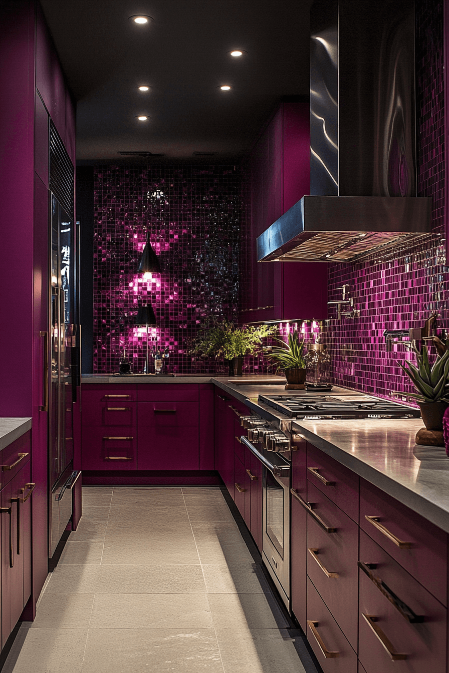 19+ Mid Century Modern Kitchen Ideas That Blend Retro and Timeless Style 14 Jewel Tone Kitchen