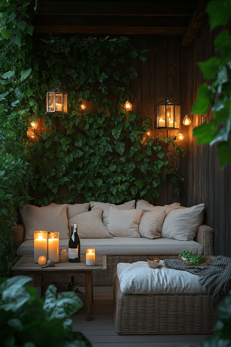 19+ Small Apartment Balcony Ideas to Inspire a Space Full of Charm 14 Romantic Evening Spot