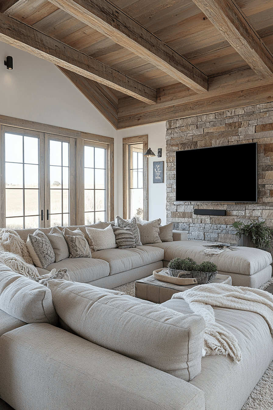 19+ Vintage Modern Farmhouse Ideas That Highlight Natural Beauty 14 Rustic Modern Comfort