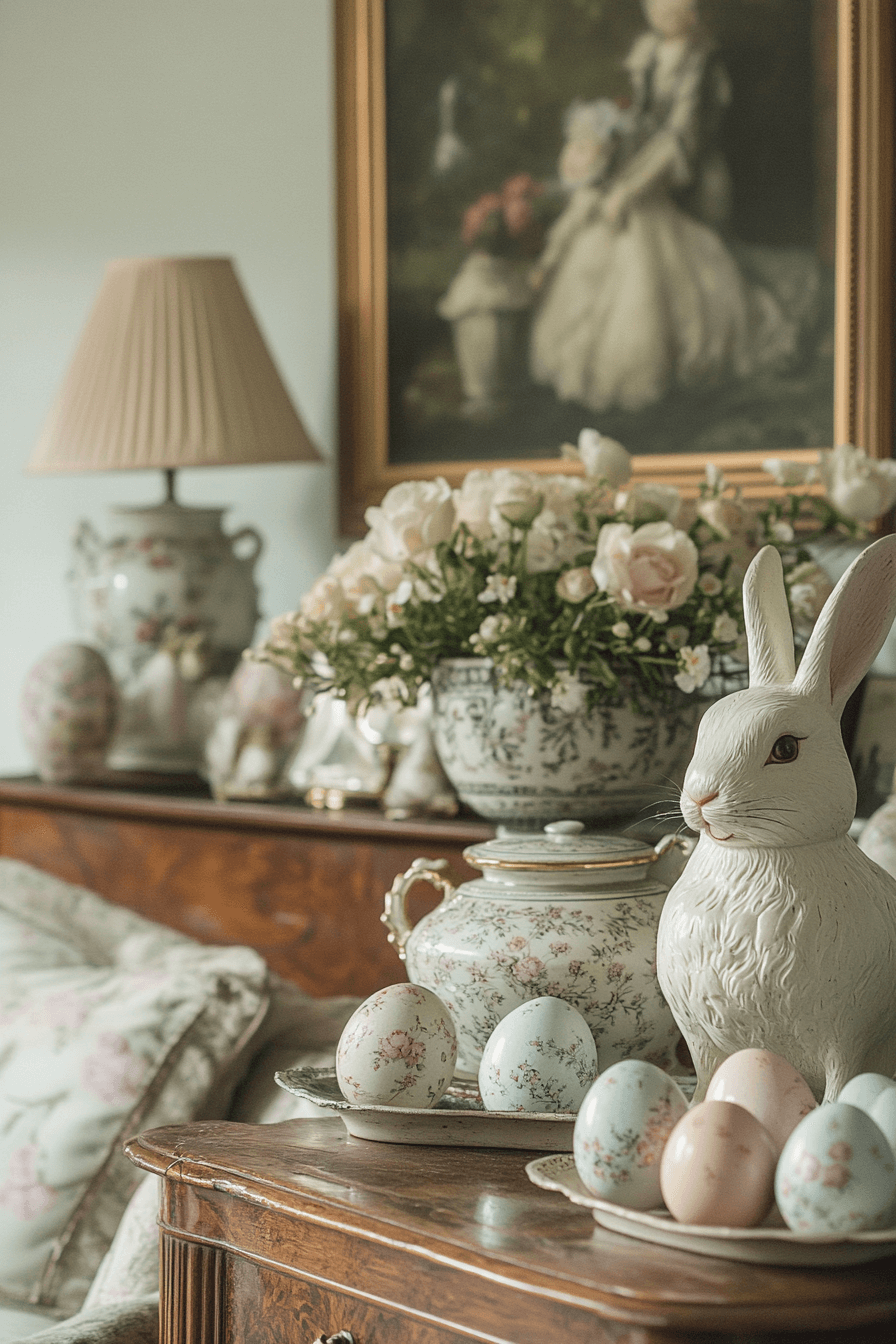 21+ Easter Decor Ideas for a Bright and Cheerful Celebration 14 Vintage Easter Vibes