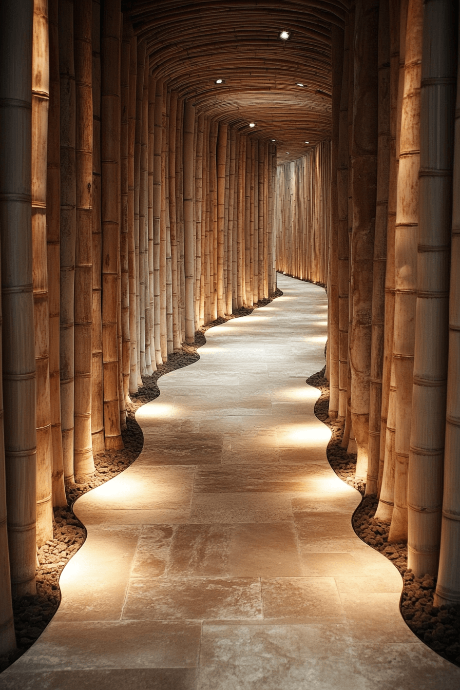 18+ Elegant Zen Decor Inspiration for a Peaceful and Sophisticated Space 15 Bamboo Architectural Elegance
