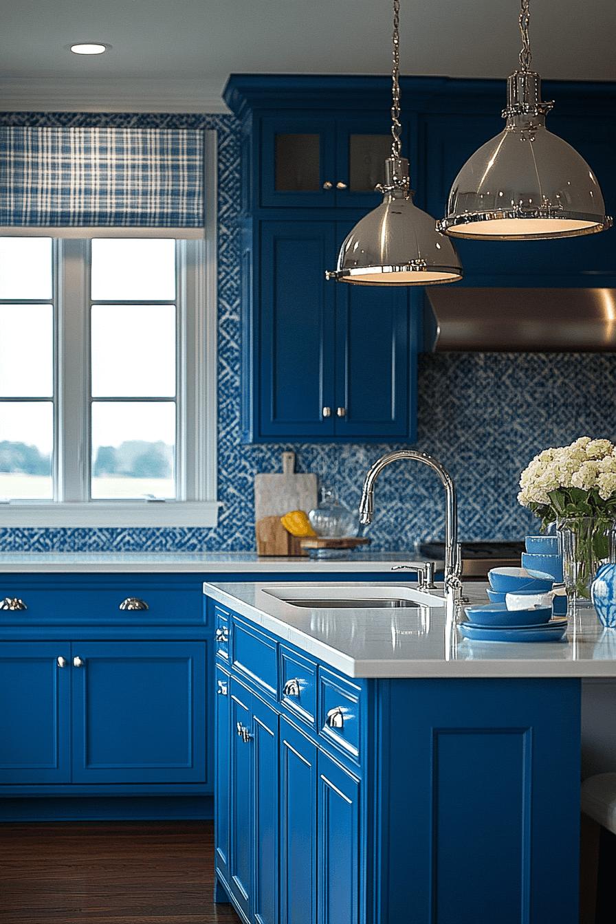 16+ Kitchen Cabinet Color Ideas That Elevate Everyday Living 15 Bold Cobalt Energy
