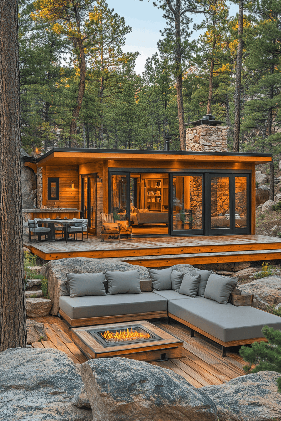 16+ Small Cabin Exterior Inspiration for Creating Your Dream Getaway 15 Breezy Coastal Cabin
