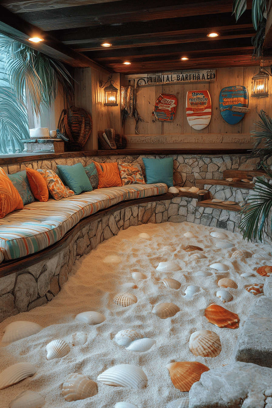 15+ Basements Bar Inspirations for Effortless Entertaining 15 Coastal Beach Bar