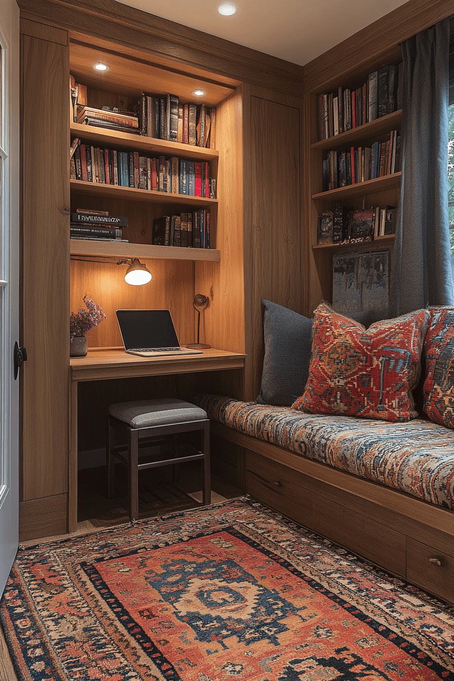 18+ Tiny Living Room Ideas for Making Every Inch Count With Style 15 Fold Out Workspaces