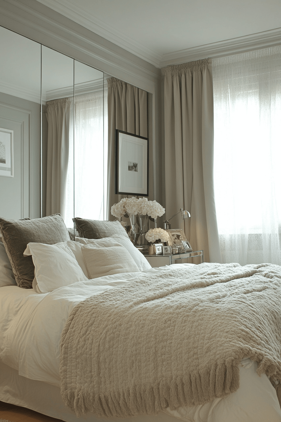 15+ Guest Room Ideas for Small Rooms That Work With Any Budget 15 Mirror Magic