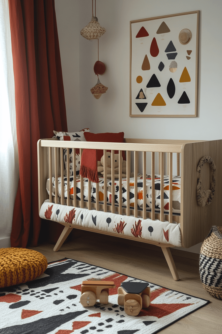 19+ Boho Nursery Decor for a Cozy and Stylish Little Retreat 15 Modern Pattern Paradise