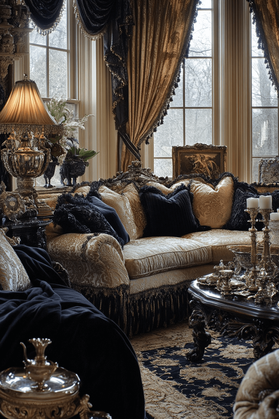 21+ Cozy Maximalism Decor Inspiration That Proves More Can Be Beautiful 16 Ornate Opulence