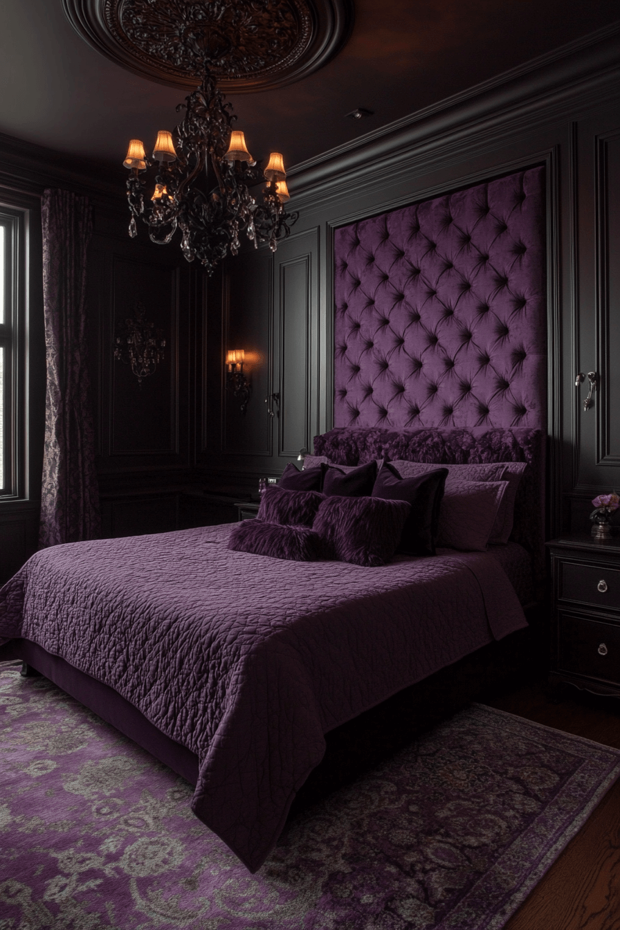16+ Purple Bedrooms That Balance Bold Color With Relaxing Vibes 16 Rose And Purple Fusion