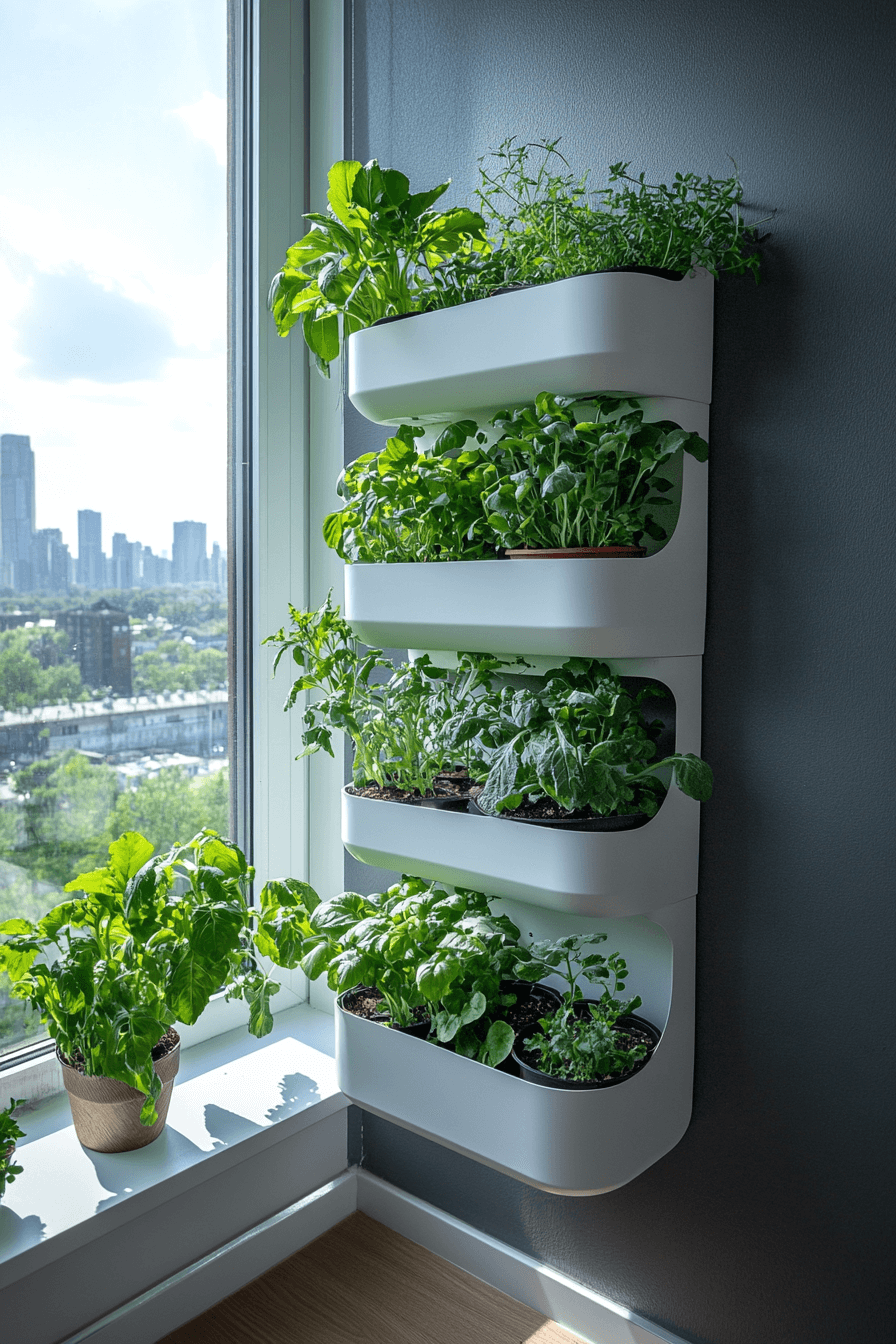 15+ Indoor Gardening Ideas for Turning Apartments Into Green Sanctuaries 16 Stackable Plant Systems