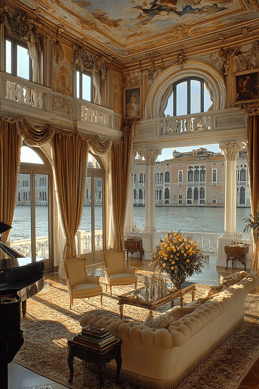 18+ Old Money Home Decor Ideas to Blend Tradition With Modern Style 16 Venetian Inspired Luxury