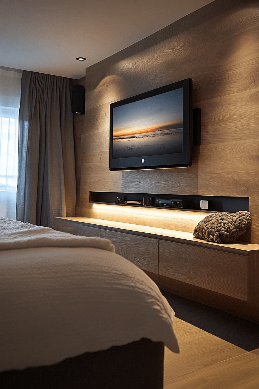 17+ Tiny Bedroom Apartment Ideas That Turn Simplicity Into Beauty 16 Wall Media Magic