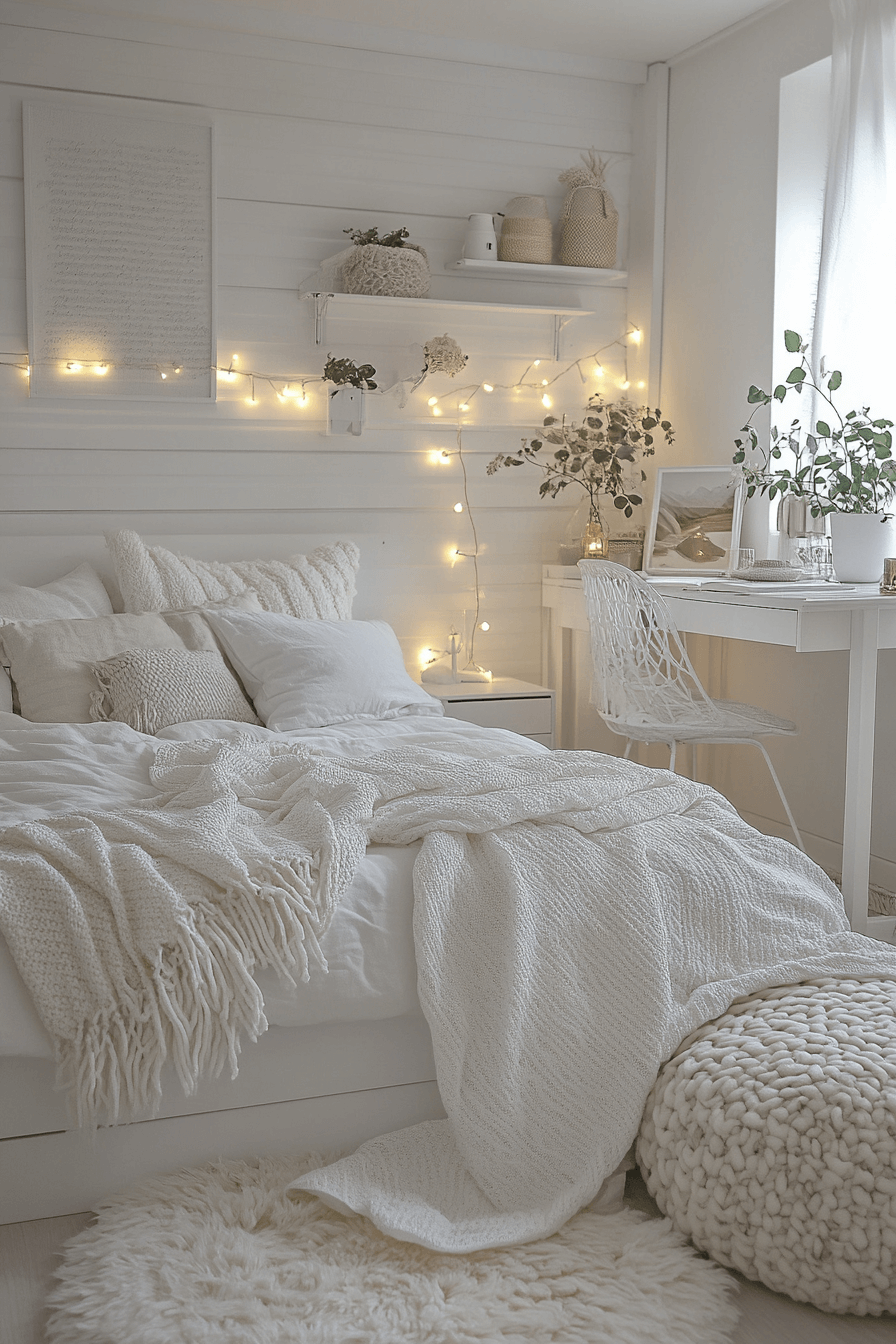 27+ Apartment Aesthetic Cozy Styles That Bring Warmth to Any Room 17 All White Comfort Studio