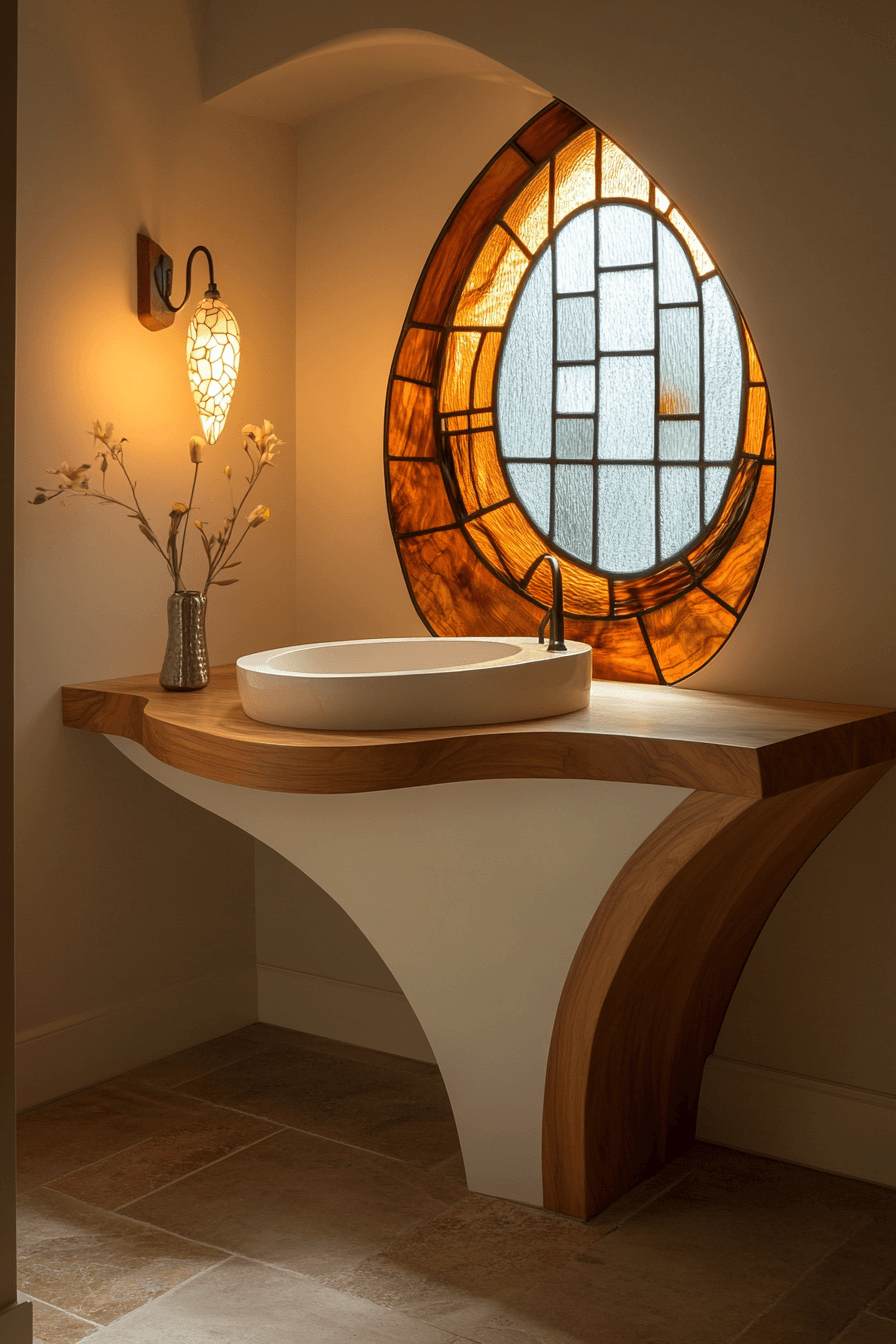 18+ Vintage Modern Bathroom Designs That Capture Classic Elegance With Modern Flair 17 Art Nouveau Contemporary Blend