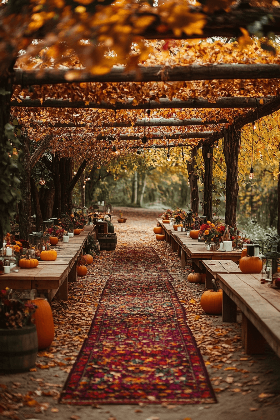 28+ Boho Wedding Designs That Balance Rustic and Chic 17 Autumn Spice Glow