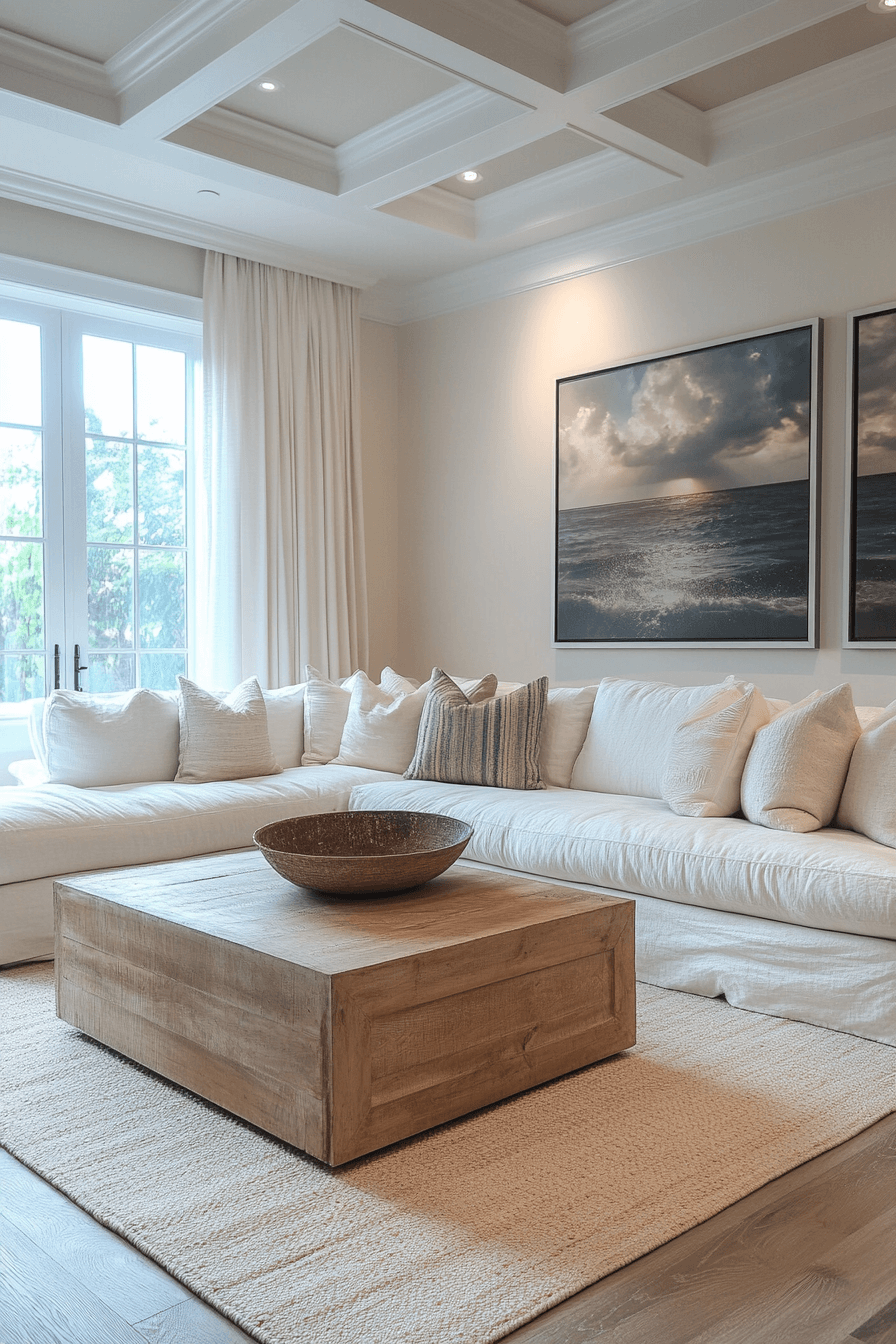 15+ Transitional Living Room Looks That Create a Chic and Relaxing Escape 17 Casual Elegance Retreat