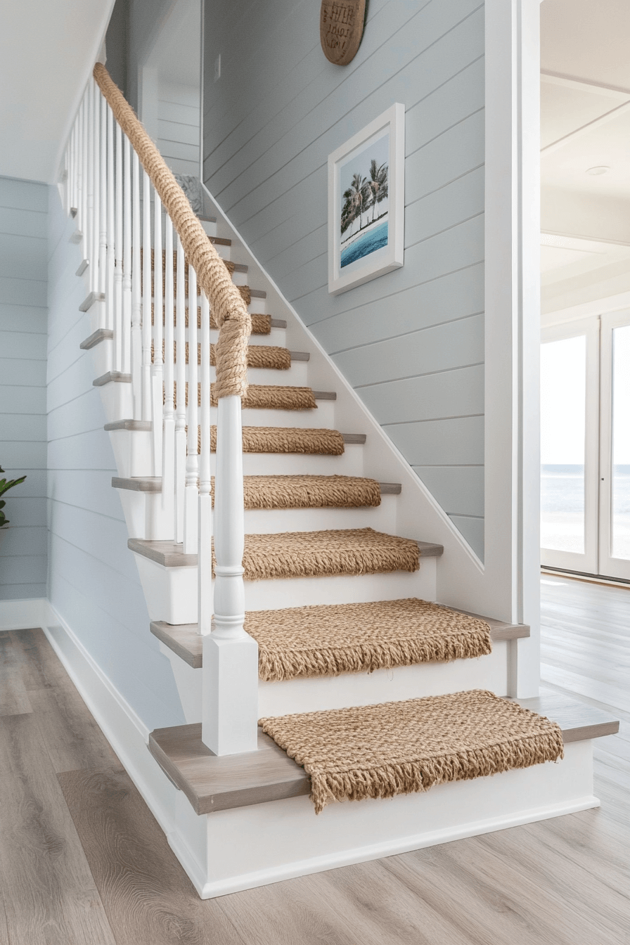 23+ Staircase Entryway Ideas That Bring Modern Comfort Into Tradition 17 Coastal Dreams