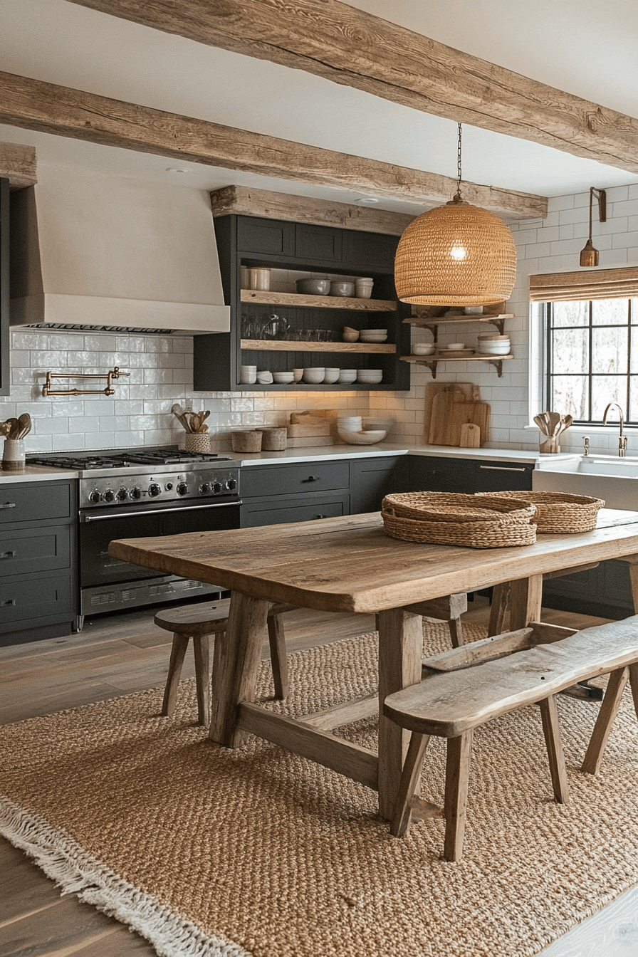 17+ Industrial Farmhouse Kitchen Designs That Bring Comfort and Edge Together 17 Contemporary Farmhouse Fusion
