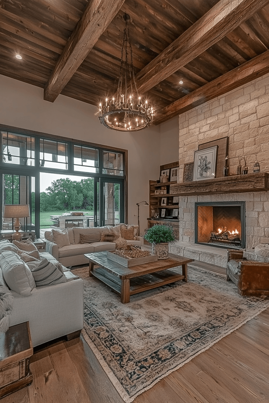 17+ Barndominium Interior Ideas That Transform Simple Into Stunning 17 Contemporary Rustic Living Room