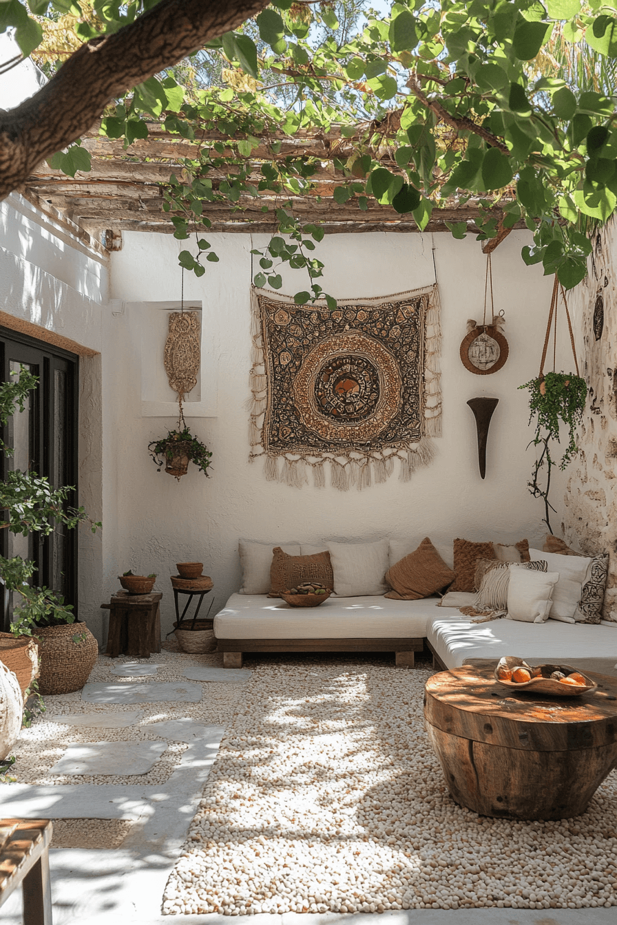 22+ Scandi Boho Patio Designs to Create a Bright and Airy Outdoor Space 17 Creative Canvas