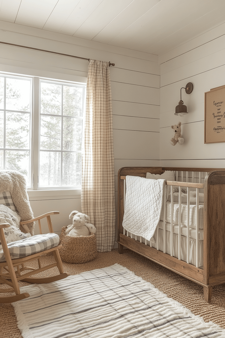 19+ Vintage Modern Nursery Ideas to Create a Unique and Memorable Space 17 Farmhouse Baby Cottage