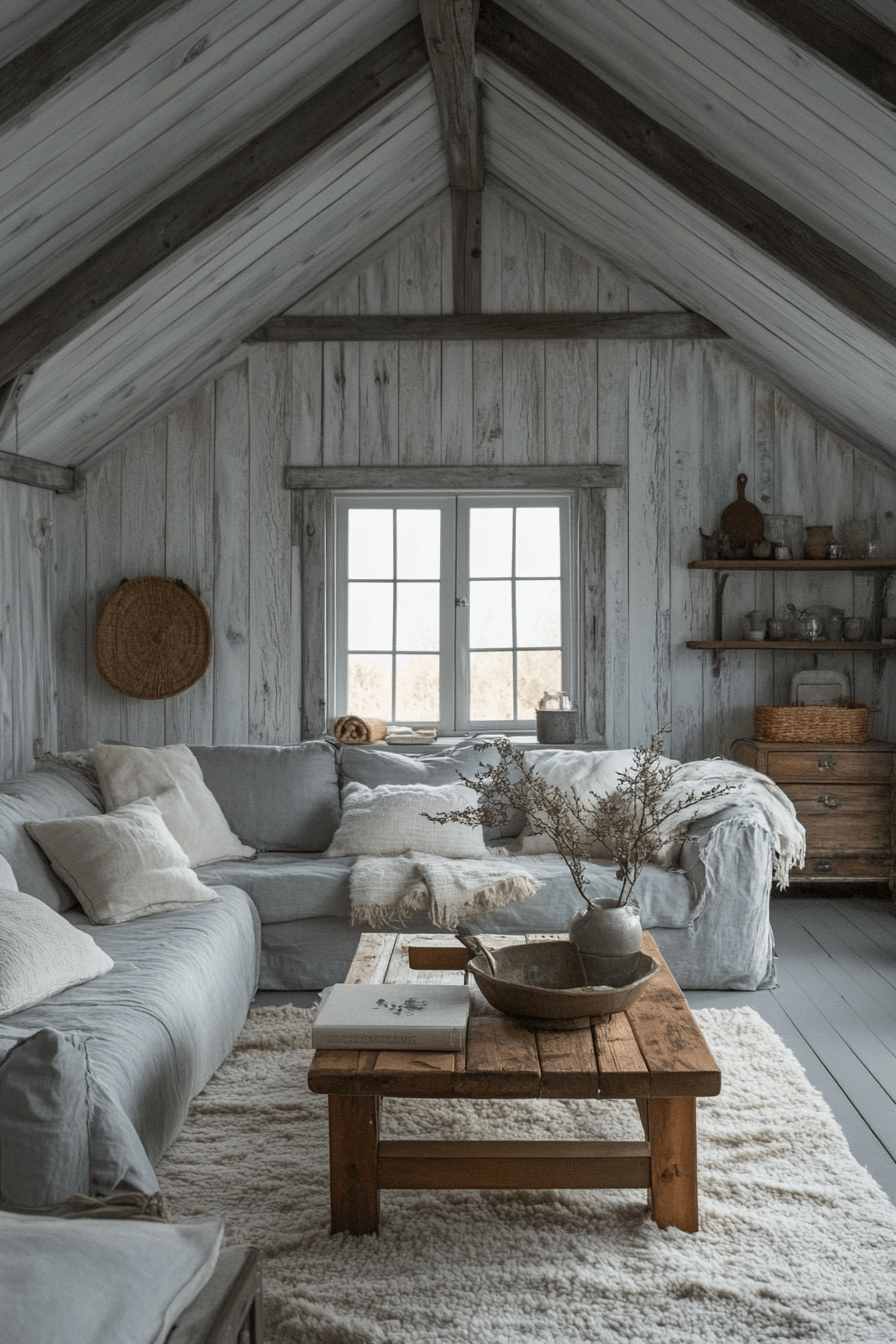 19+ Barnhouse Decor Ideas for a Budget-Friendly Rustic Refresh 17 Monochrome Barnhouse Style
