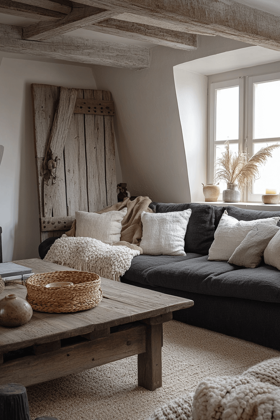 15+ Dark Grey Couch Living Room Concepts That Transform Simple Spaces 17 Neutral Serenity With Grey