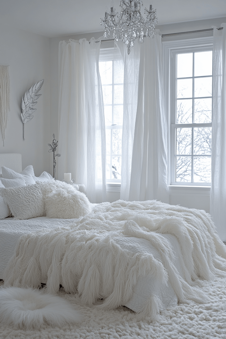 21+ Summer Bedroom Decor Ideas That Bring Freshness and Light Inside 17 White Serenity