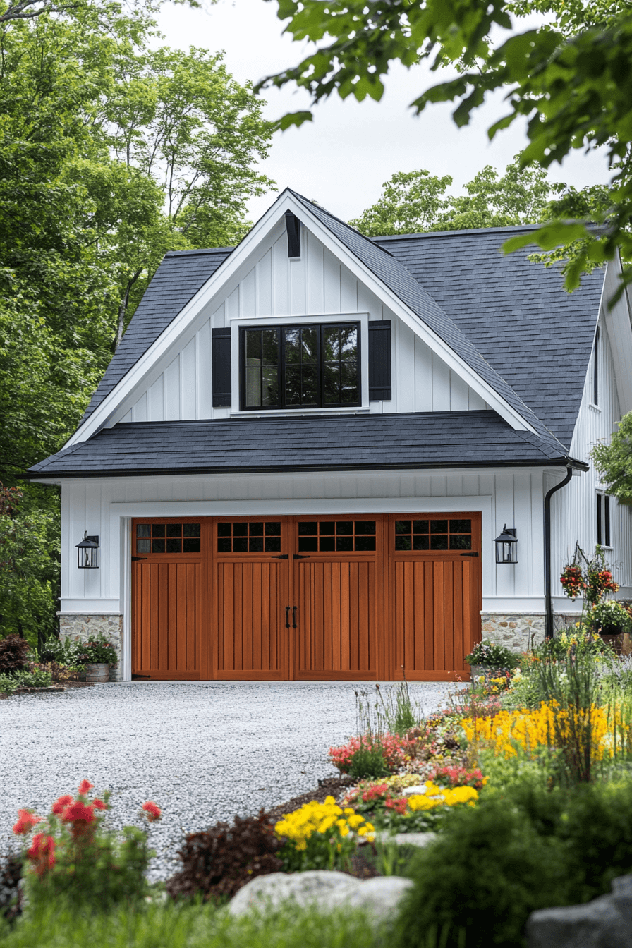 16+ Farmhouse Garage Looks to Add Instant Curb Appeal 18 Custom Millwork For Farmhouse Garage Design