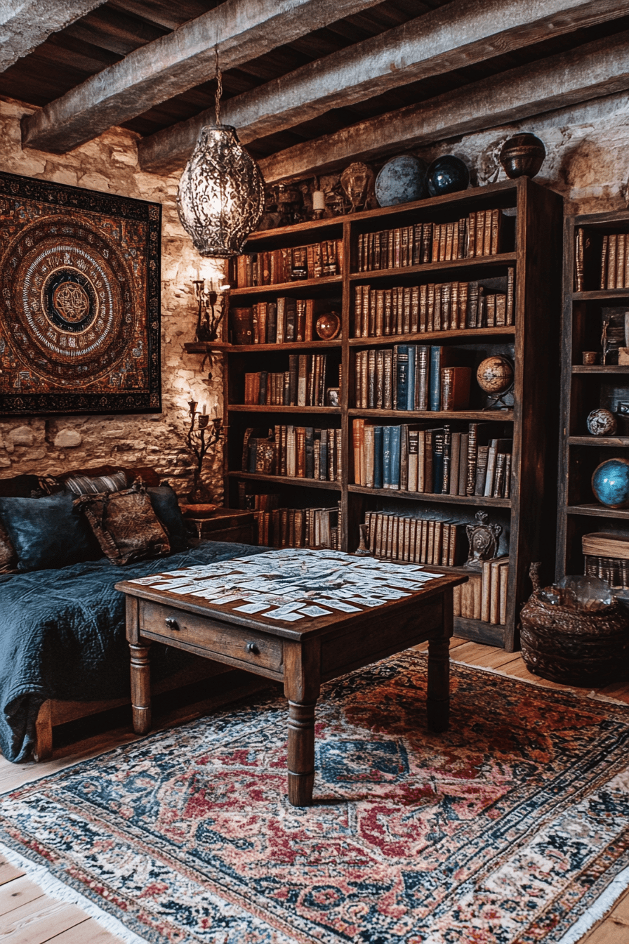 15+ Rustic Boho Witchy Bedroom Looks That Add Personality and Charm 18 Divination Magic Den