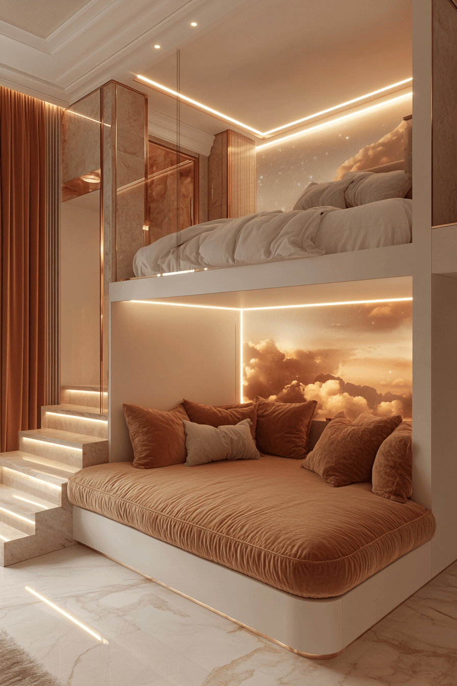 27+ Luxury Kids Bedroom Designs That Encourage Play and Rest 18 Fantasy Inspired Loft Haven