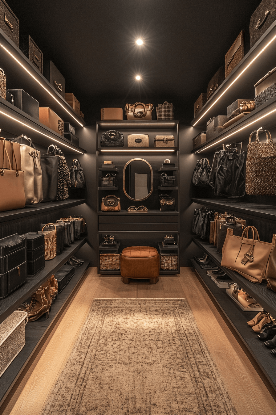 27+ Luxury Closets Design Ideas Perfect for Modern Homes 18 Floating Display Closet Shelves