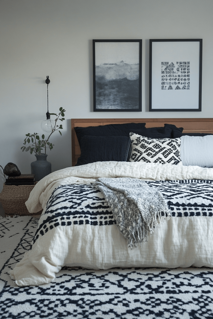 21+ Scandi Boho Girls Bedroom Looks That Mix Playfulness With Calm 18 Geometric Joy