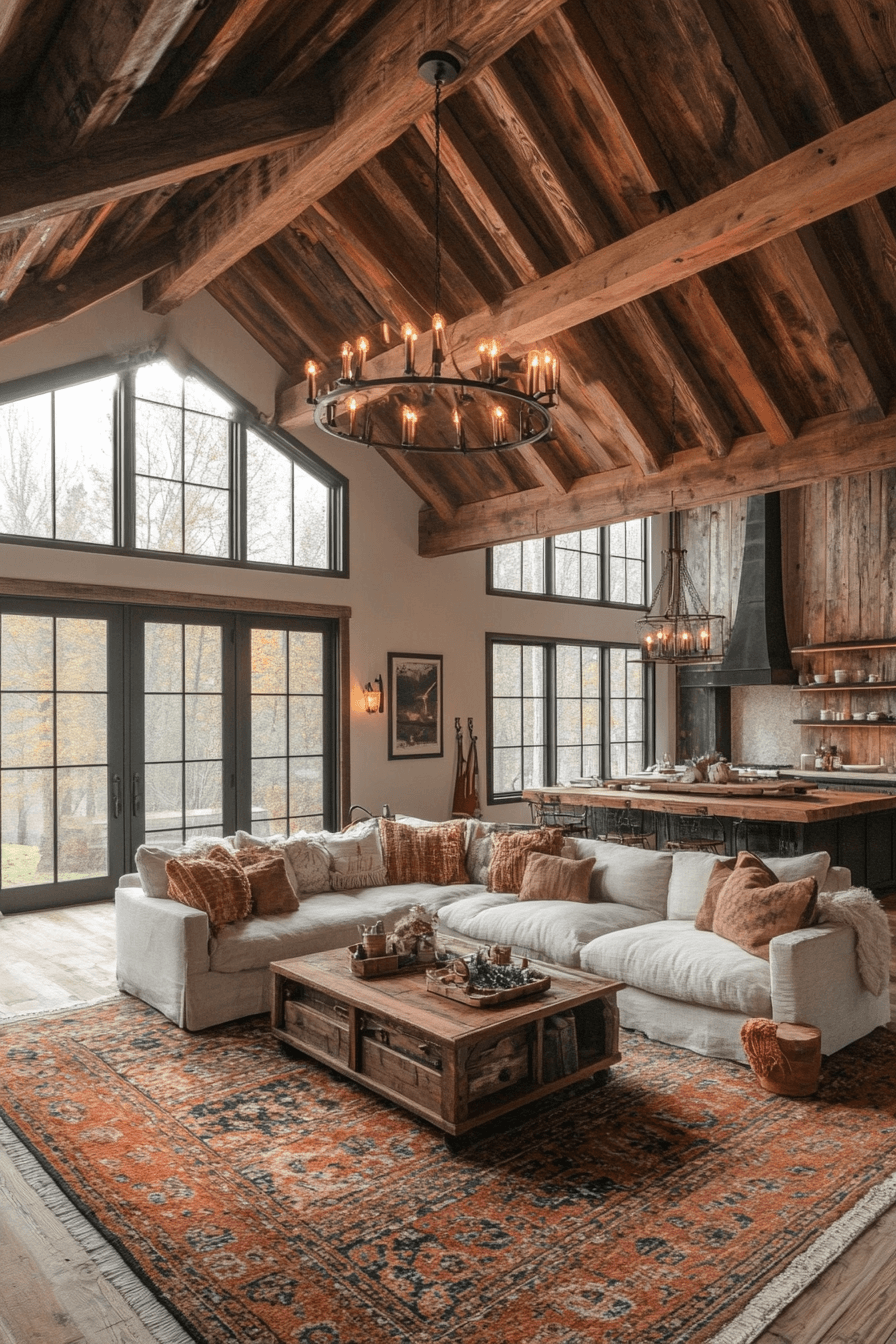 19+ Barnhouse Decor Ideas for a Budget-Friendly Rustic Refresh 18 High Ceiling Drama