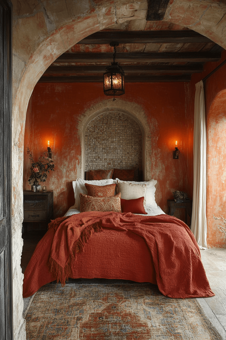 25+ Romantic Bedroom Ideas for a Budget-Friendly Romantic Makeover 18 Mediterranean Romance Escape
