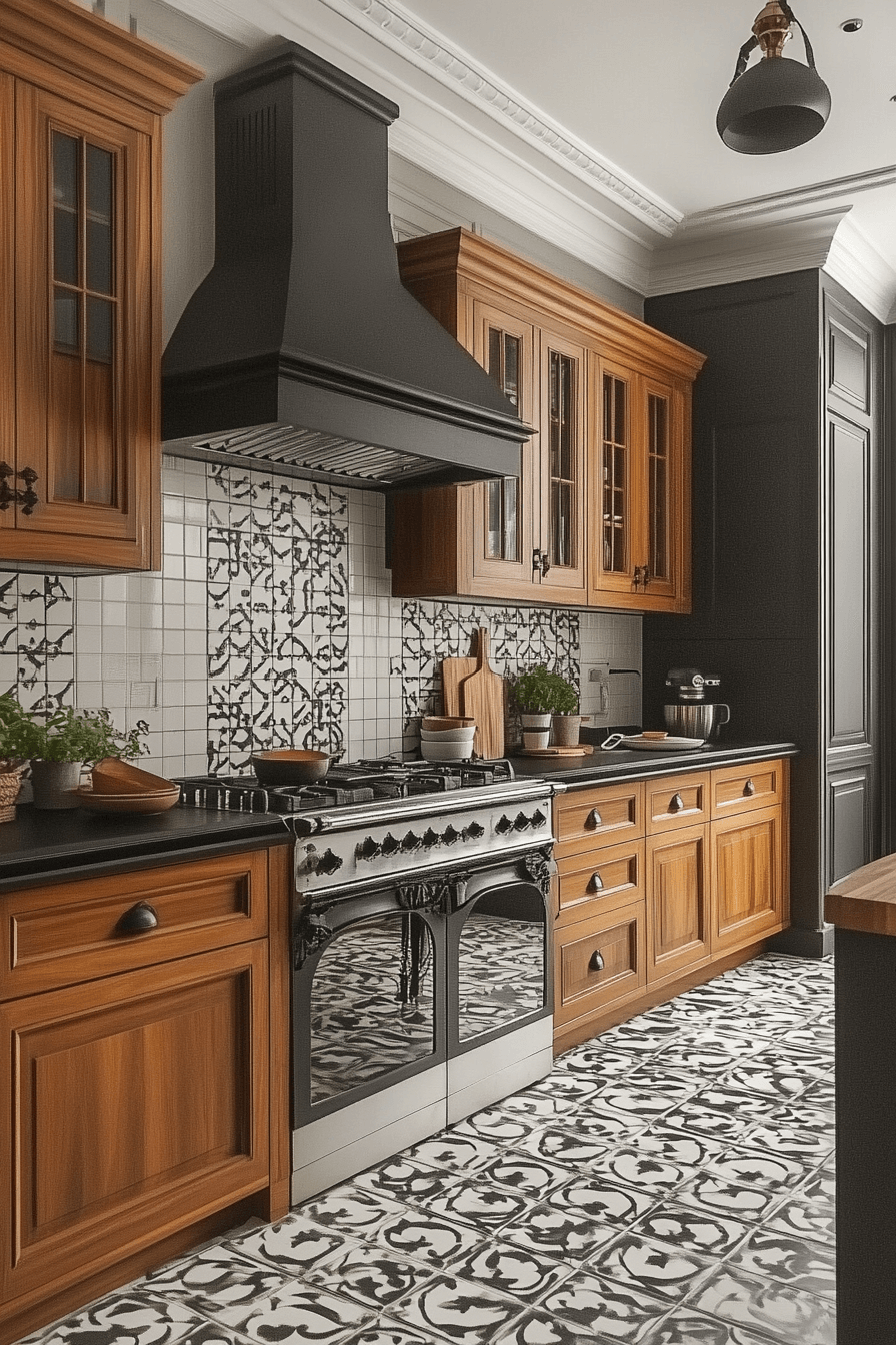 Boho Kitchen Ideas for a Warm and Free-Spirited Cooking Retreat 18 Pattern Foundation Kitchen