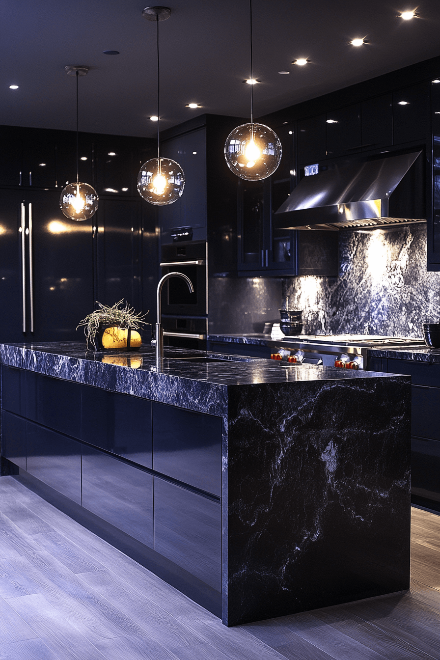 15+ Black Modern Kitchen Ideas That Prove Dark Can Be Bright and Inviting 18 Pure Minimalist Elegance