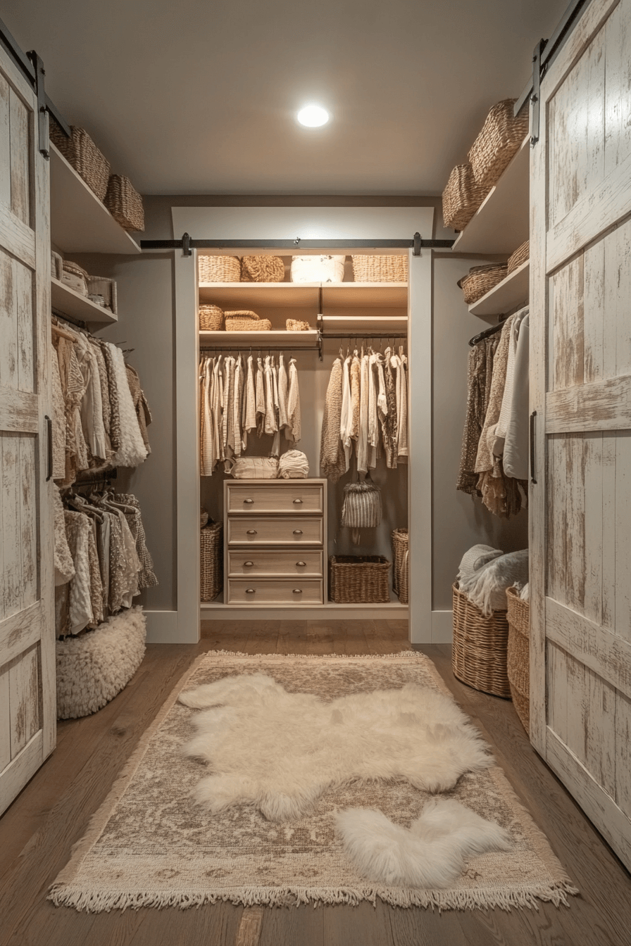 17+ Walk In Closets Designed to Showcase Your Unique Style 18 Rustic Charm