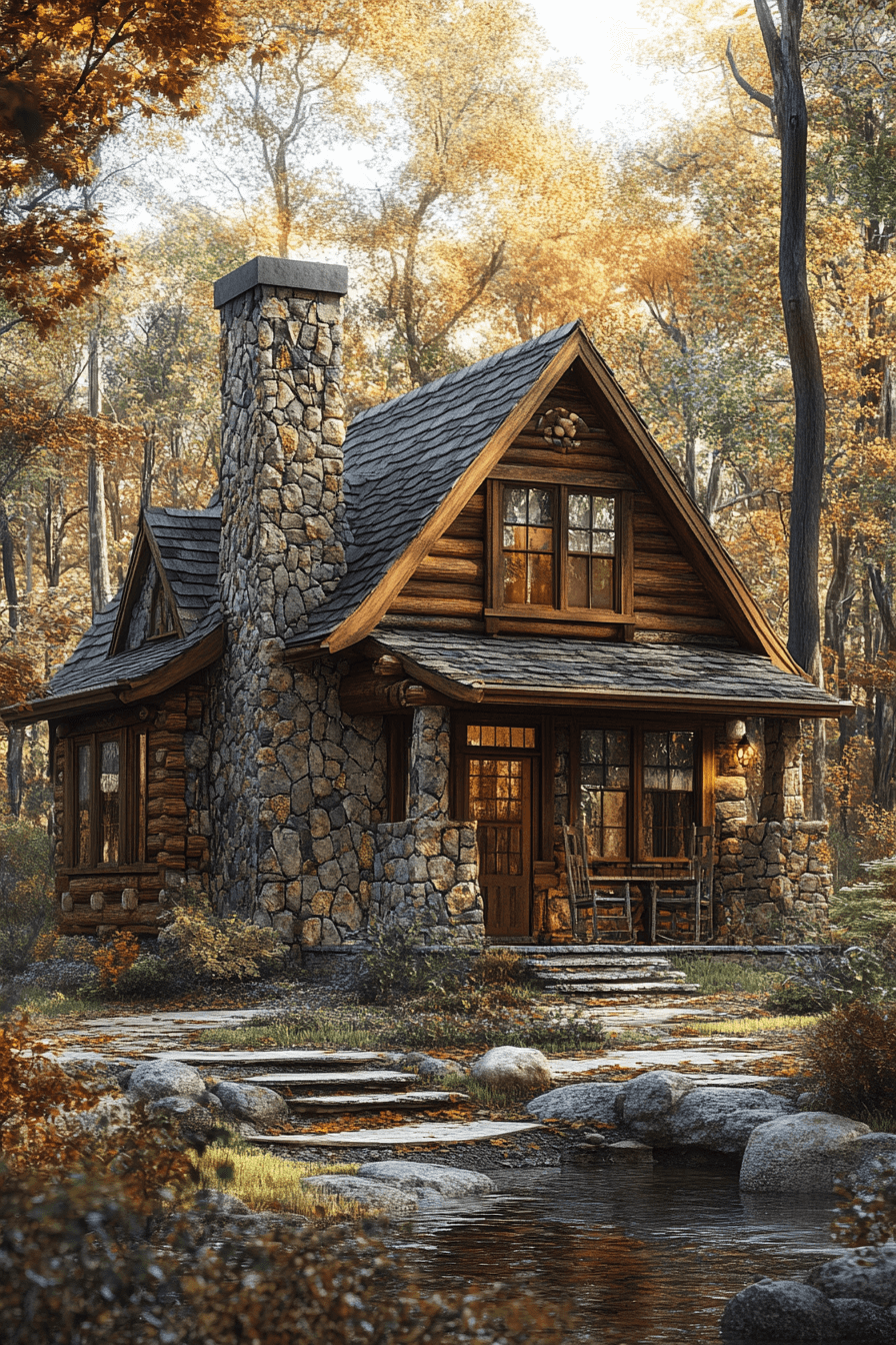 16+ Small Cabin Exterior Inspiration for Creating Your Dream Getaway 18 Transparent Nature Retreat
