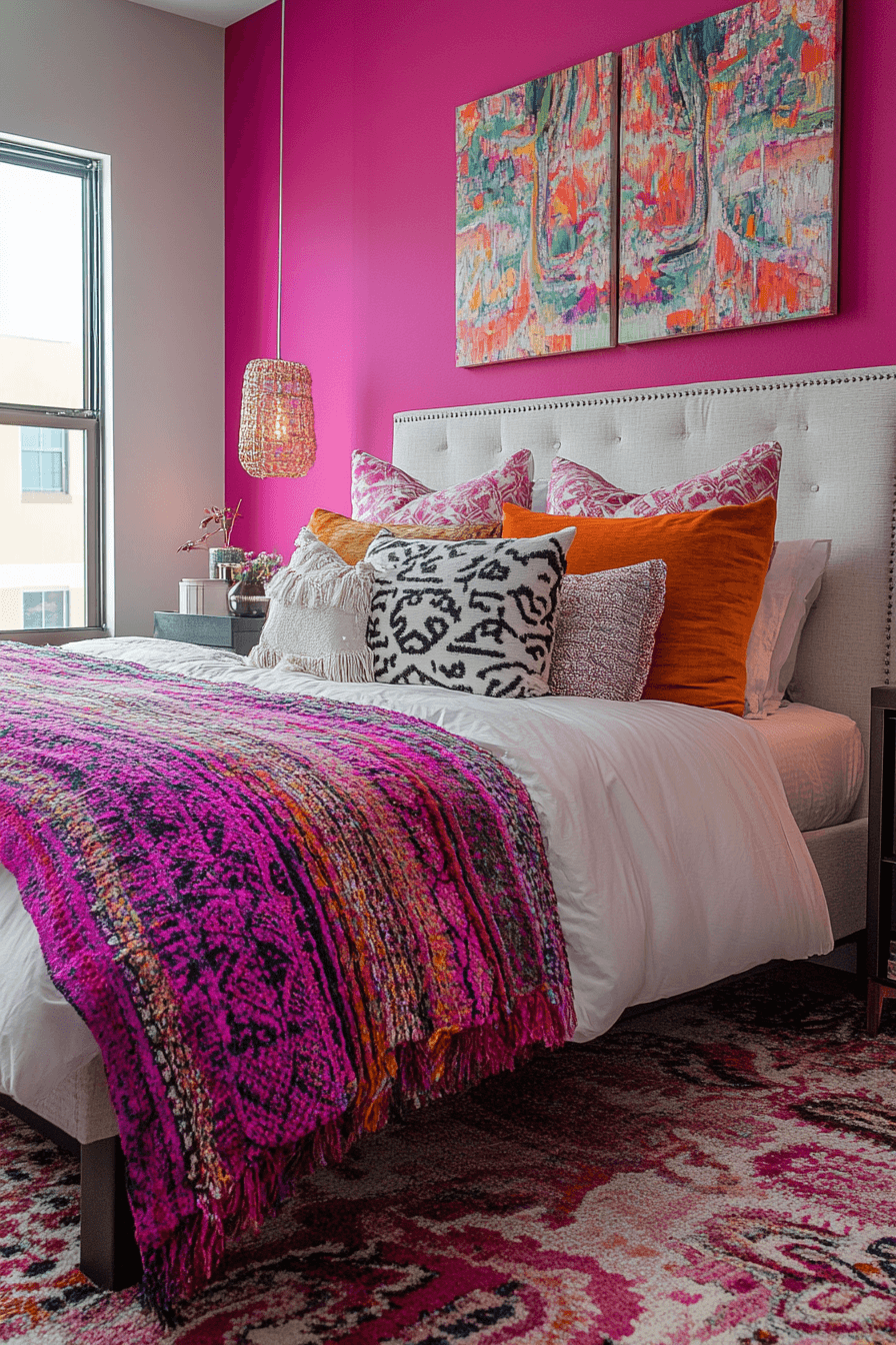 18+ Pink Bedroom Ideas for a Personalized and Beautiful Touch 18 Vibrant Pink Teen Haven