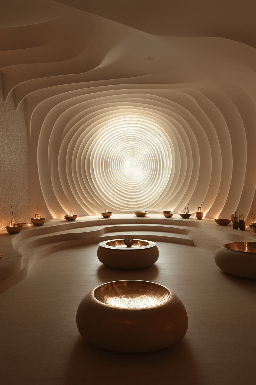 18+ Meditation Room Designs for a Calm and Centered Lifestyle 19 Acoustic Harmony Meditation Room