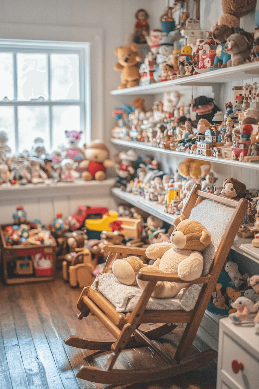 18+ Vintage Inspired Nursery Looks to Create a Dreamy Baby Haven 19 Antique Toy Nursery