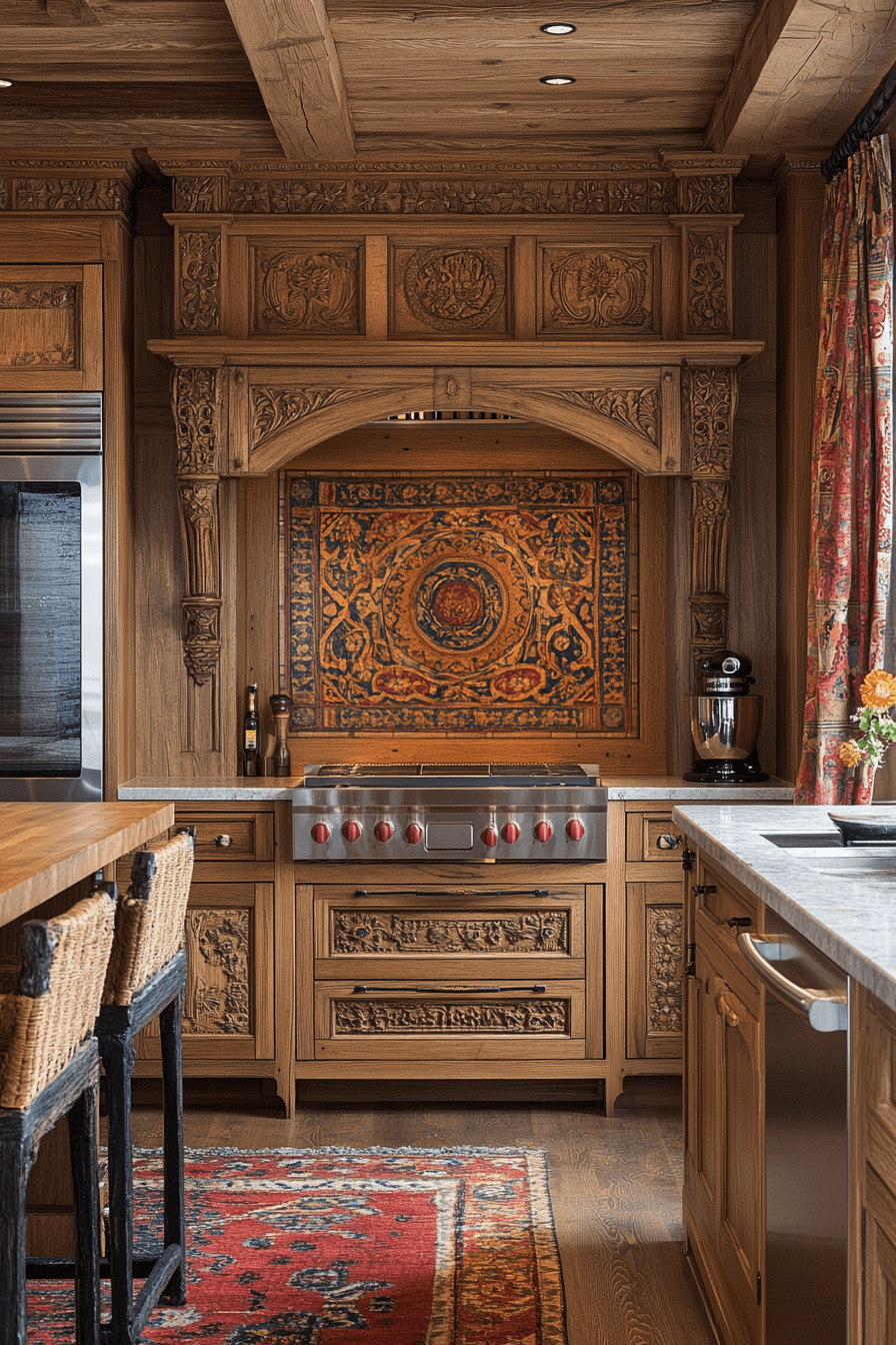 Boho Kitchen Ideas for a Warm and Free-Spirited Cooking Retreat 19 Artisan Kitchen Style