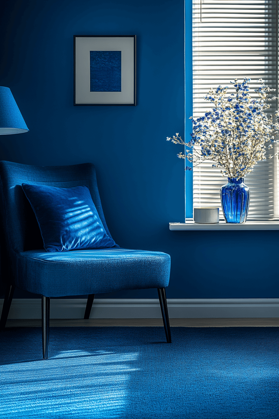 17+ Minimal Blue Bedroom Looks Perfect for Modern Living 19 Azure Accents Minimal Blue Bedroom