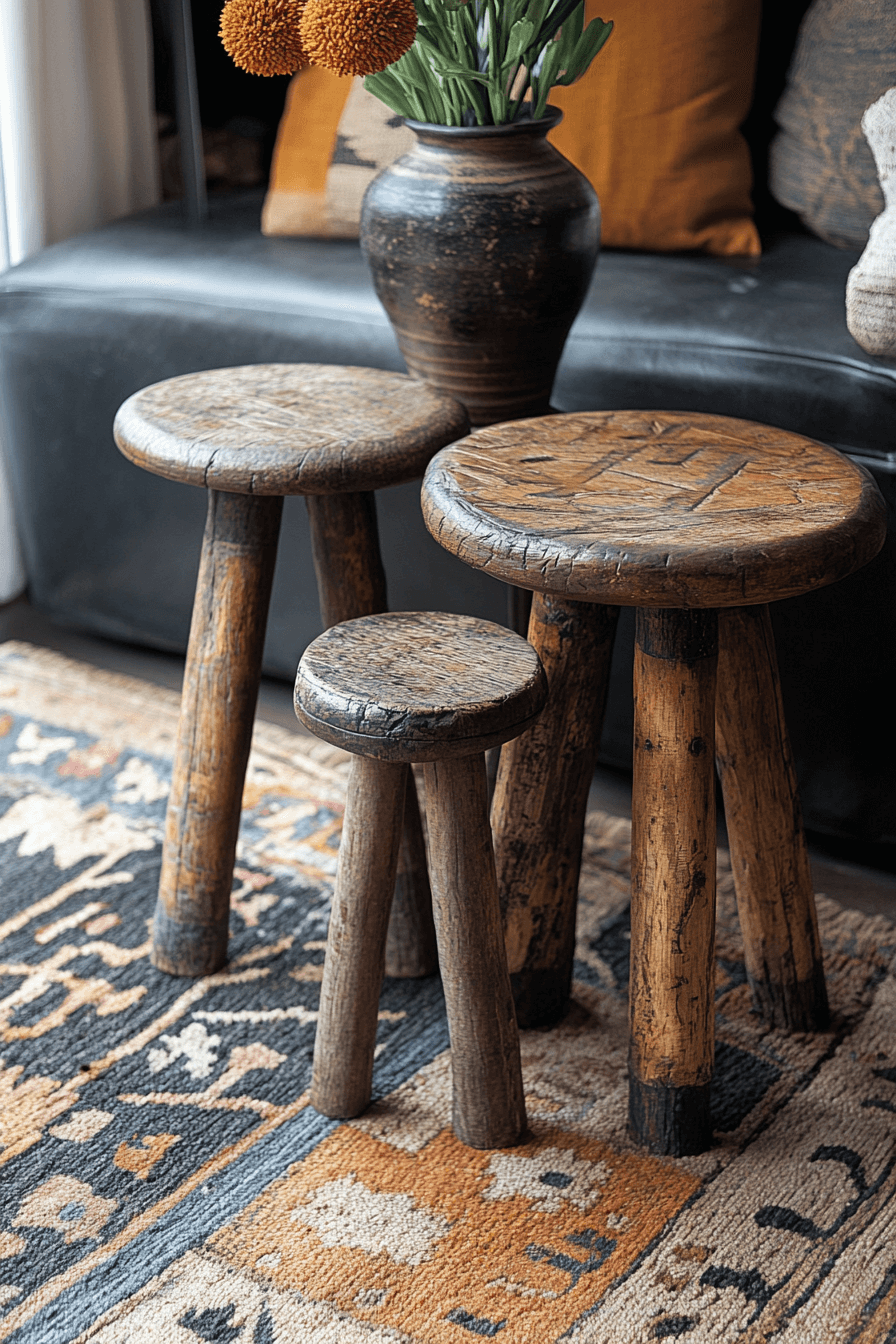 19+ Wabi Sabi Living Room Designs for a Home Full of Serenity and Style 19 Character Rich Seating