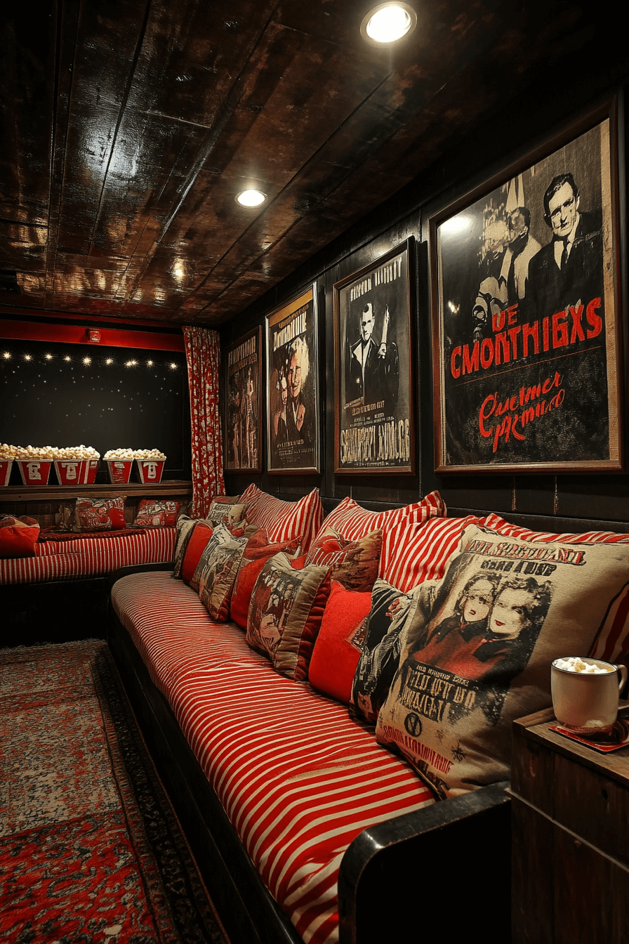 17+ Vintage Christmas Decor Ideas That Bring Nostalgic Charm Home 19 Classic Movie Room Holiday